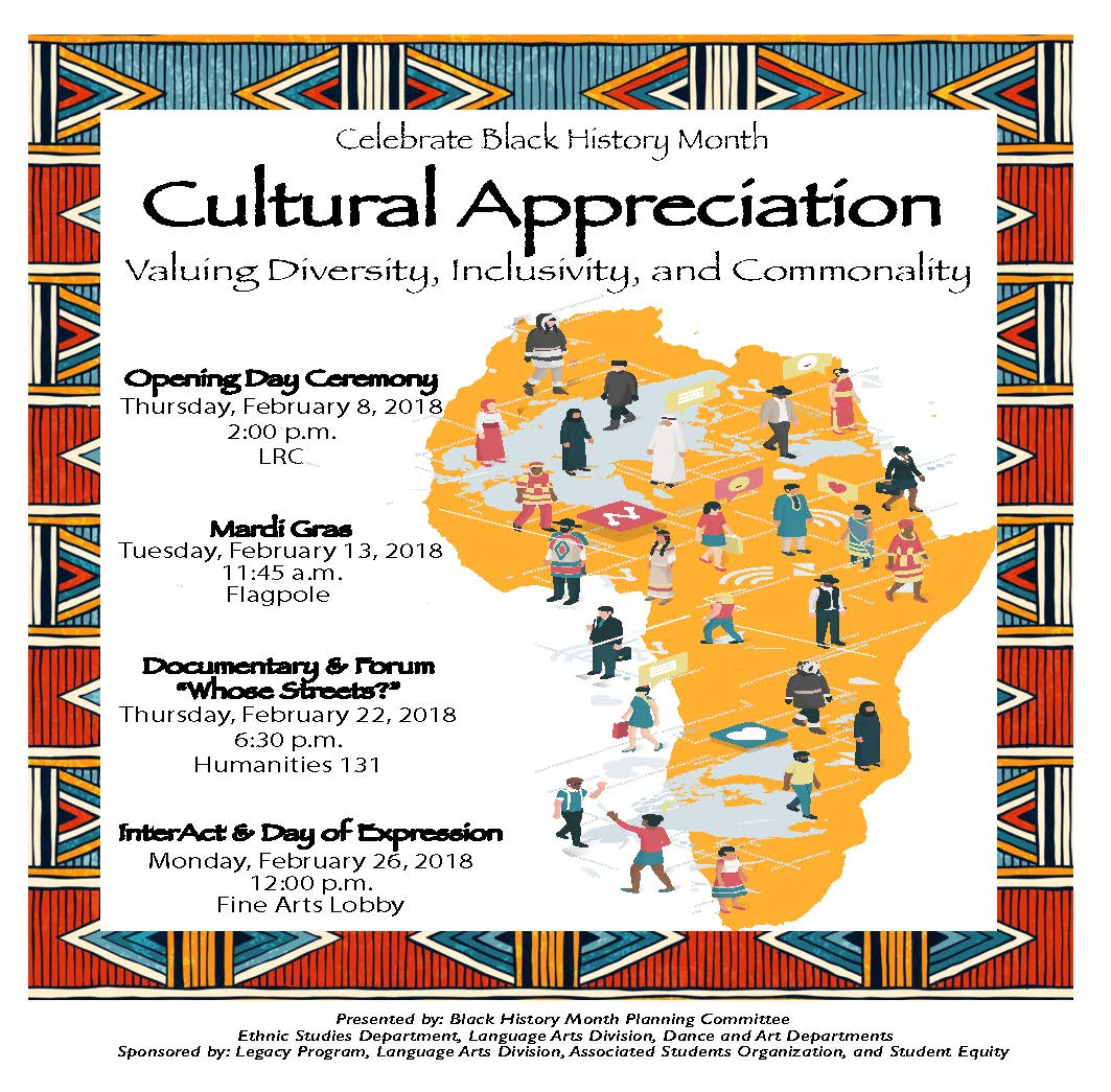 Cultural Appreciation flyer