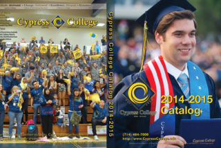 2014-2015 Cypress College Catalog Available as Registration Begins