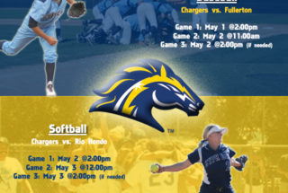 Softball, Baseball Teams Both Hosting Playoff Series this Weekend