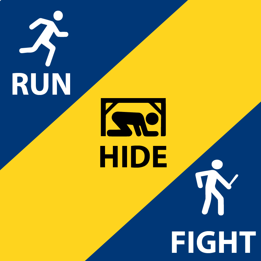 Run Hide Fight flyer