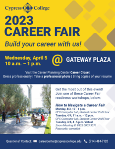 Career Fair flyer