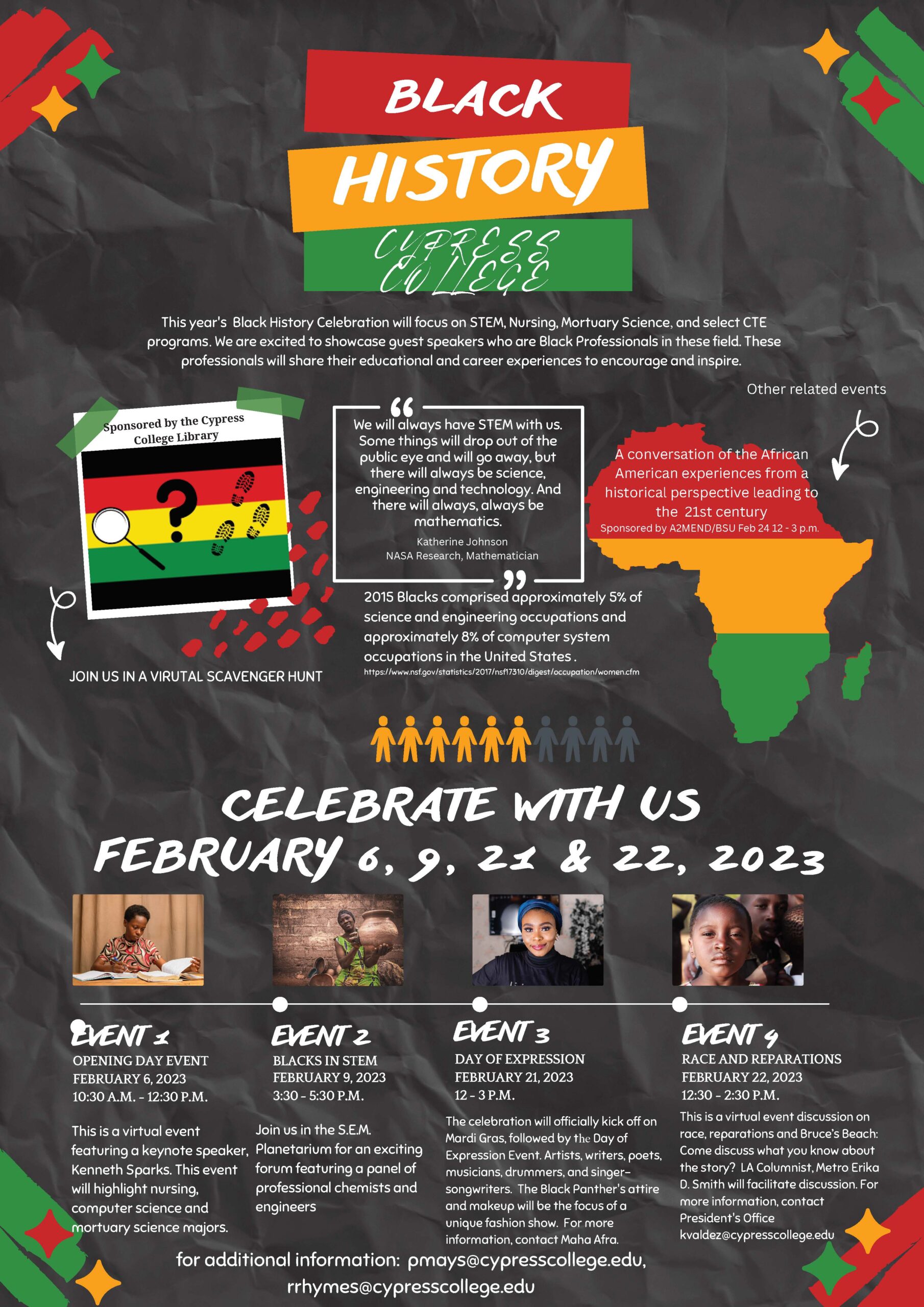Black History Month 2023 flyer
