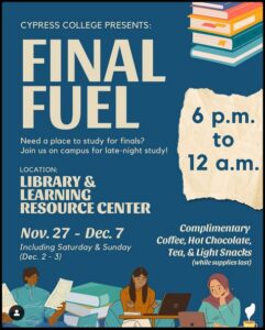 A flyer for Final Fuel, the details of which can be found in this post.