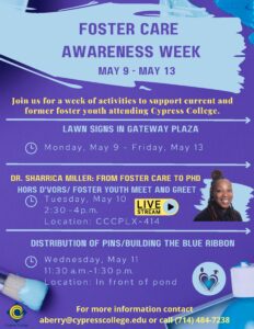 Foster Care Awareness Week flyer