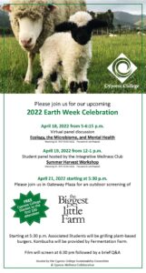 Earth Week events flyer