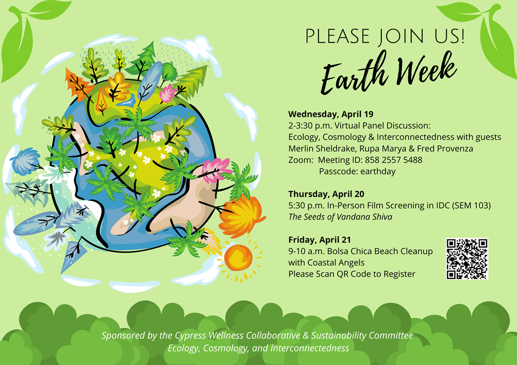 Earth Week flyer