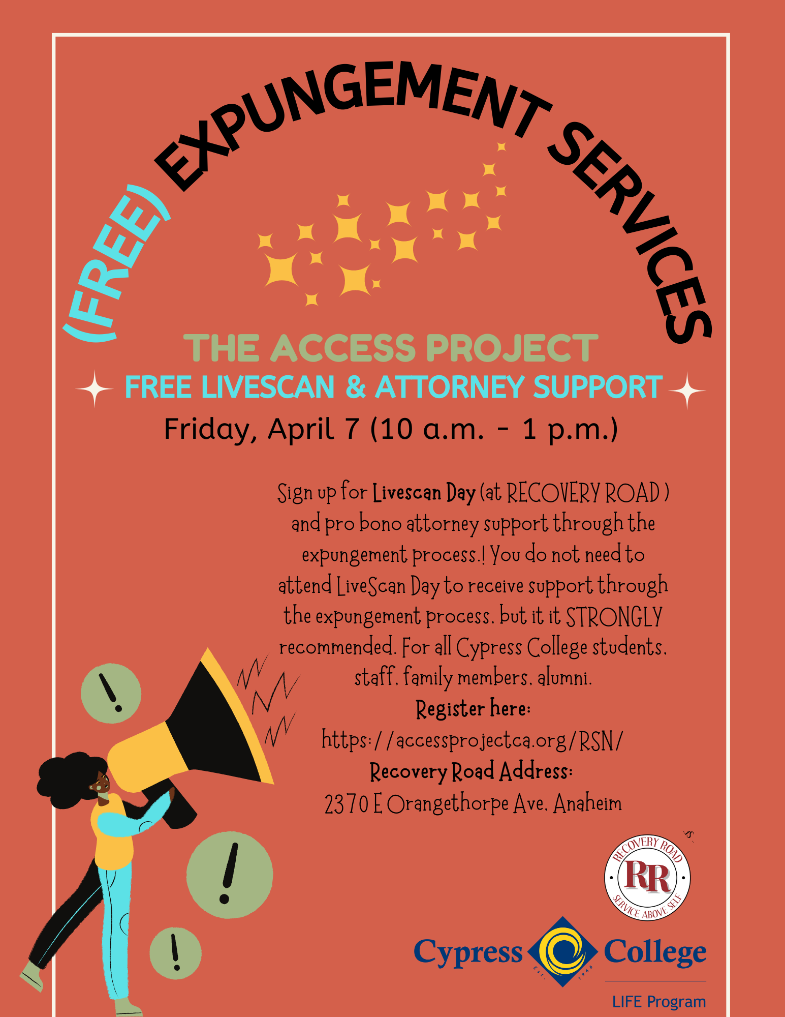 Free Expungement Services flyer