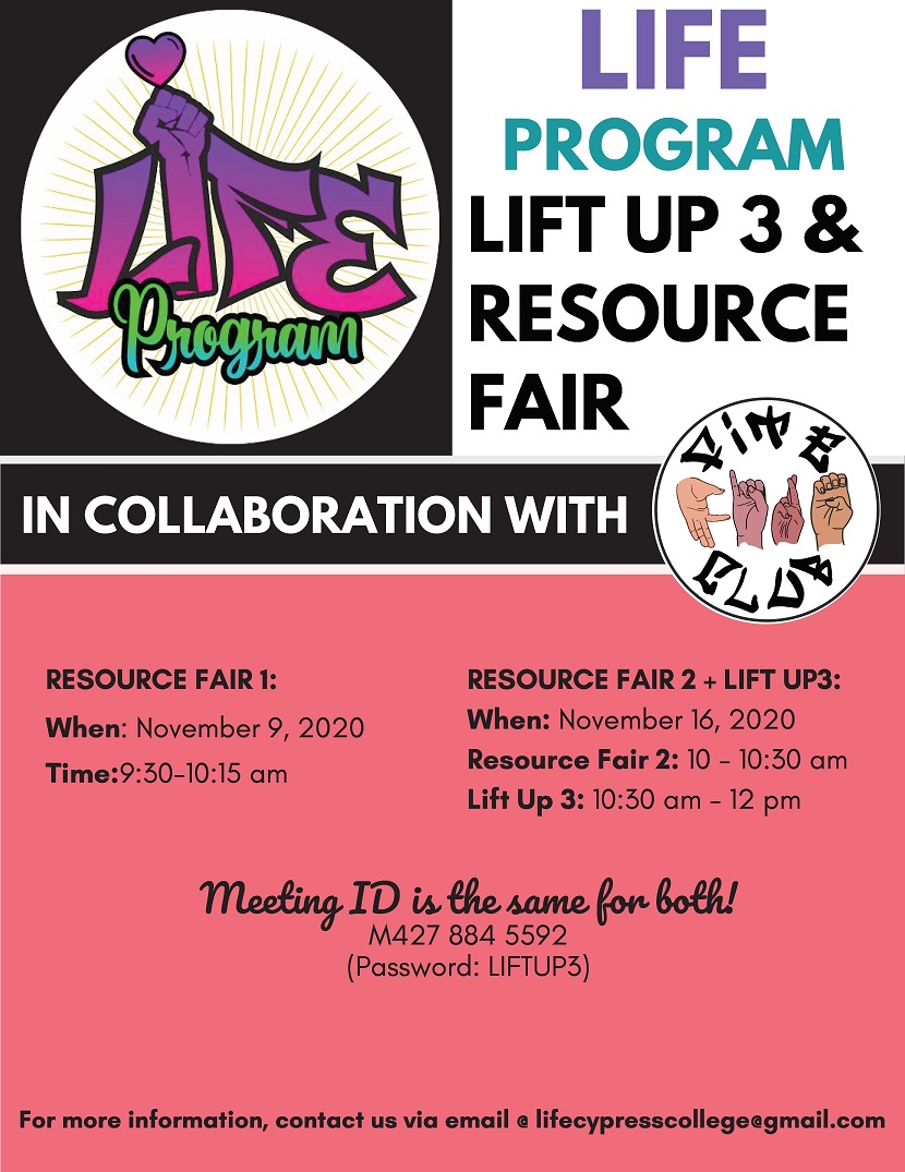 Lift Up 3 flyer