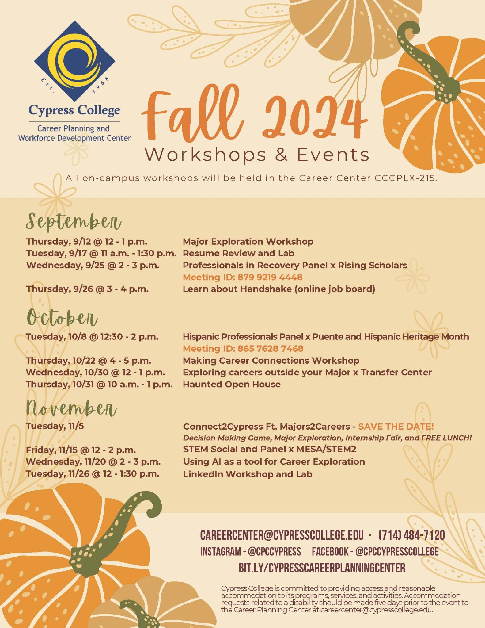Haunted Open House - Cypress College
