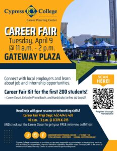 Career Fair flyer