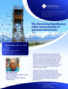 The Persisting Significance of the Incarceration of Japanese Americans event flyer