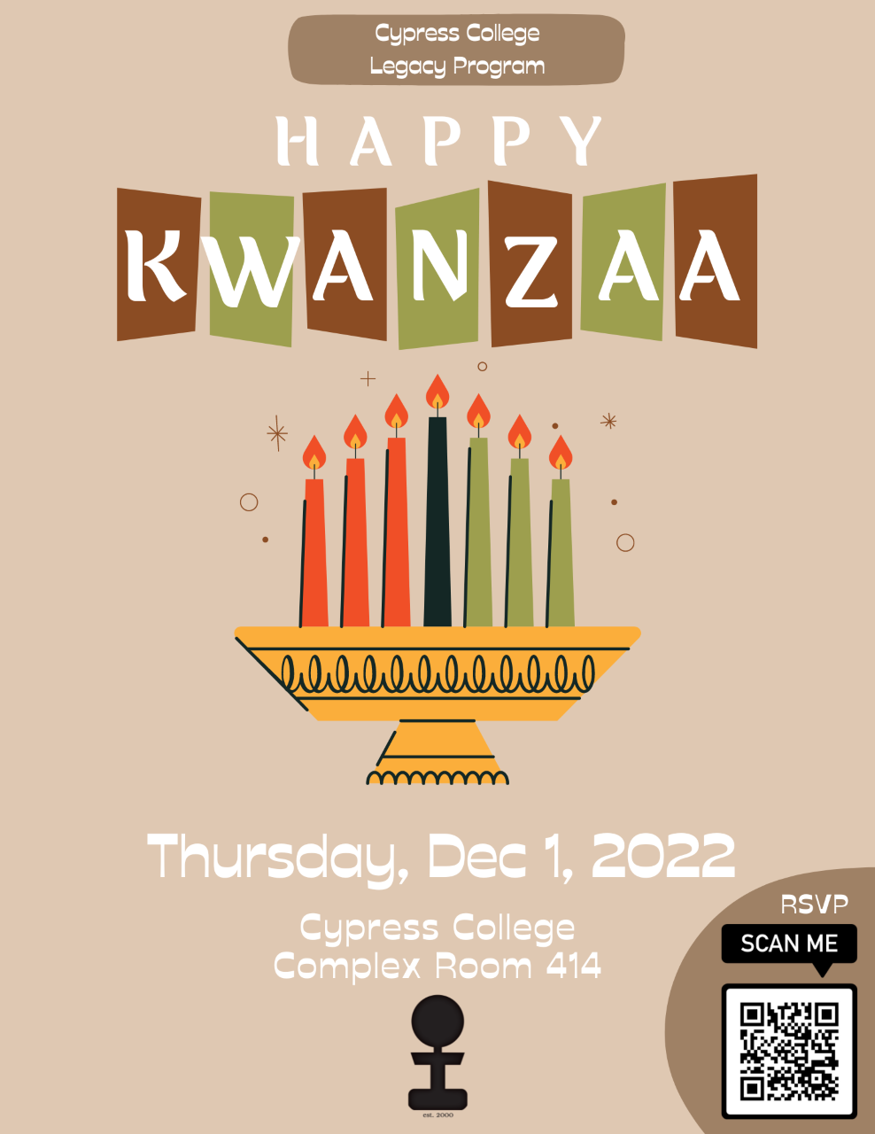 Kwanzaa celebration flyer