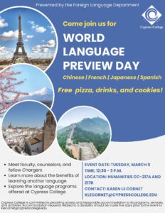 World Language Day flyer