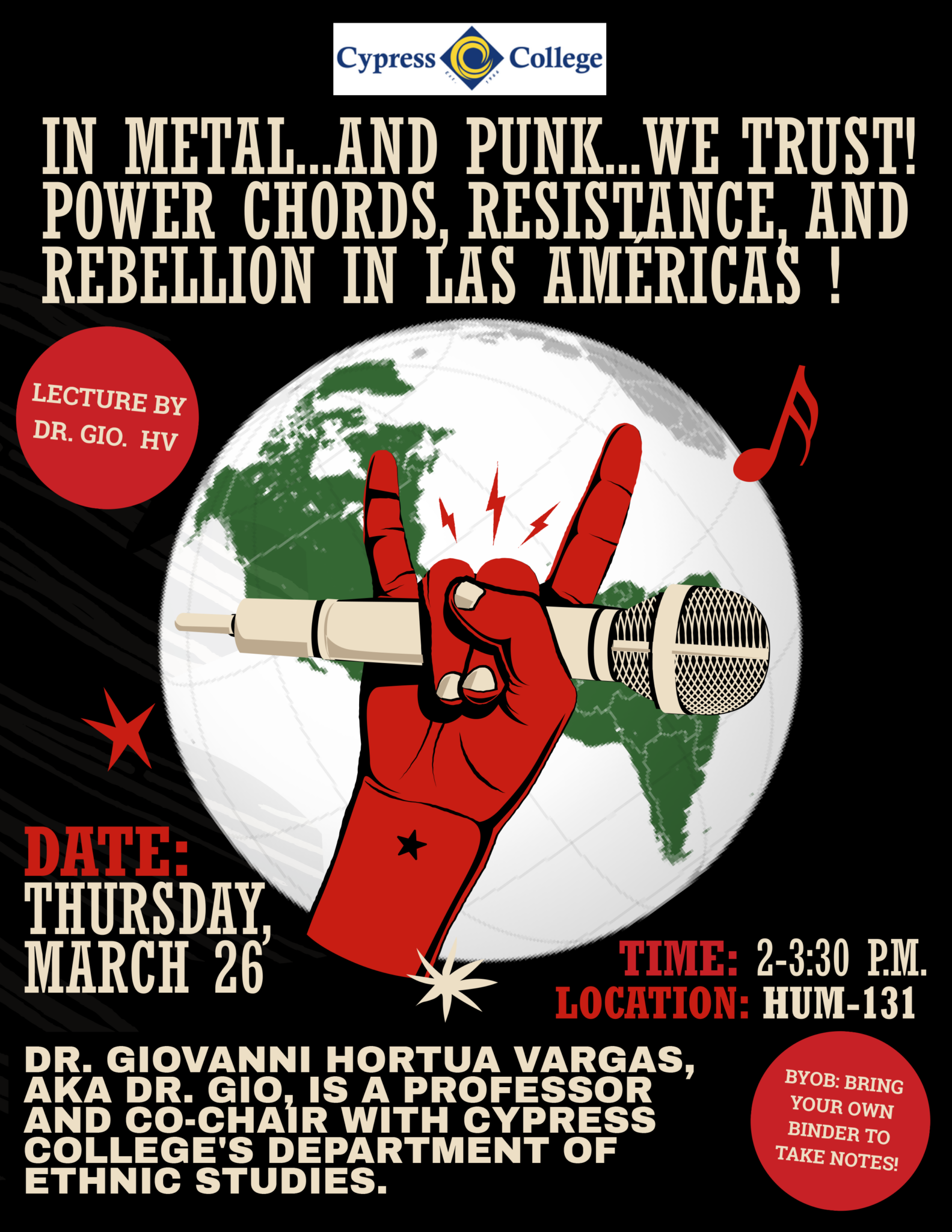 "In Metal...and Punk...We Trust! Power Chords, Resistance, and Rebellion in Las Americas!"