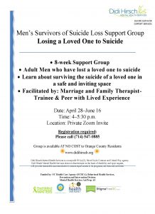 SAS Men's Group flyer