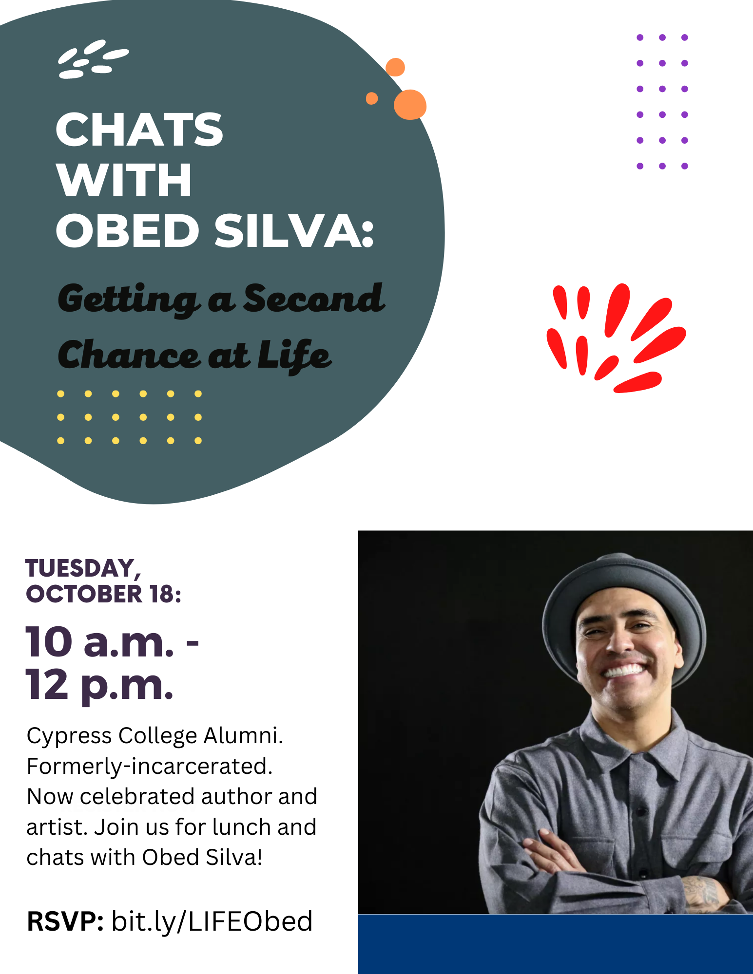 Chats with Obed Silva flyer