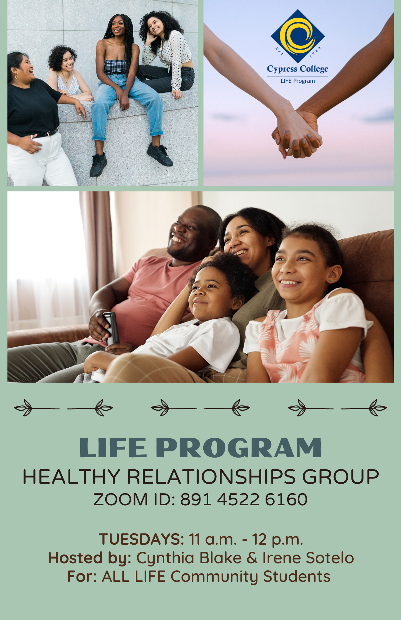 Healthy Relationships flyer