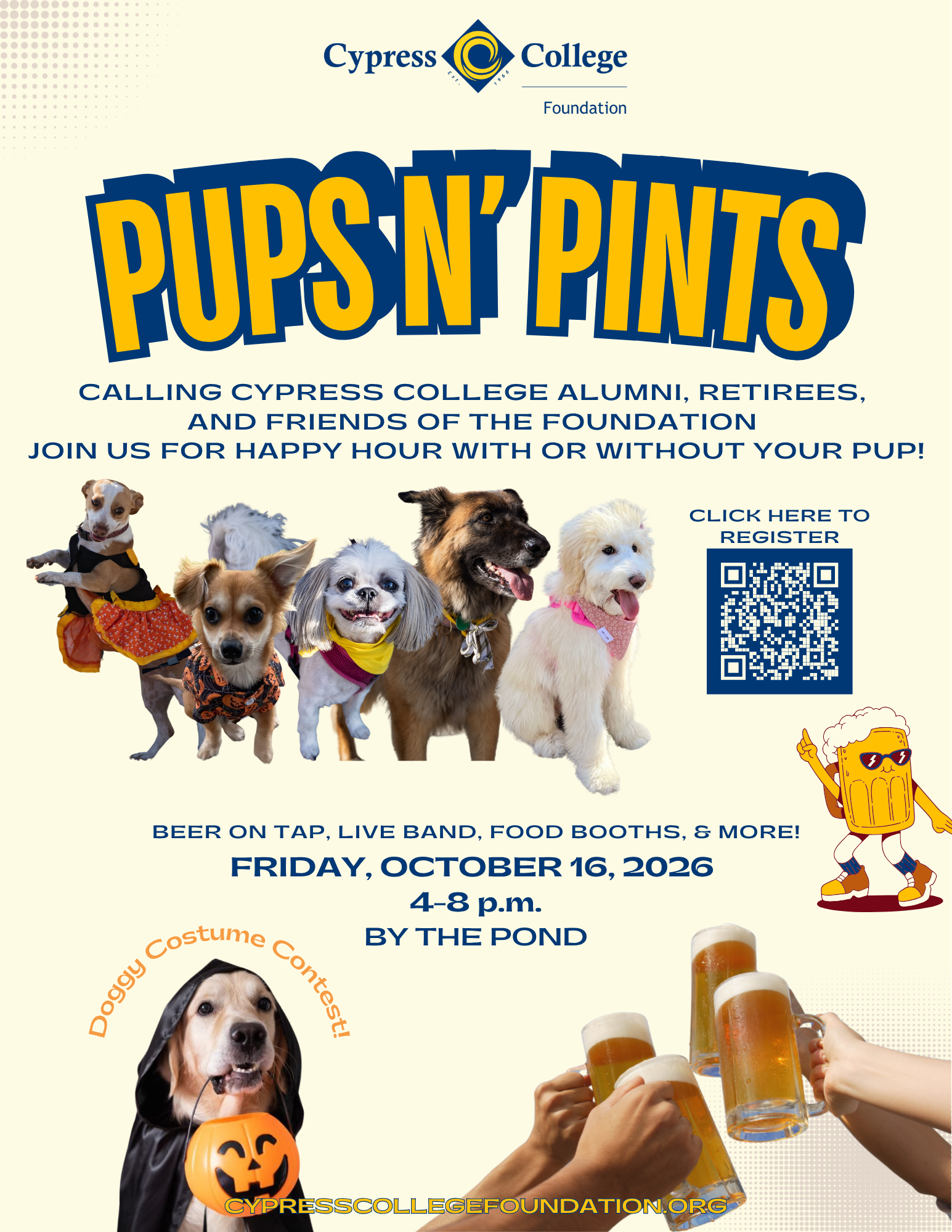 Flyer for Pups N Pints