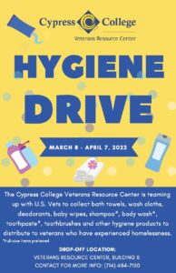 Hygiene Drive flyer