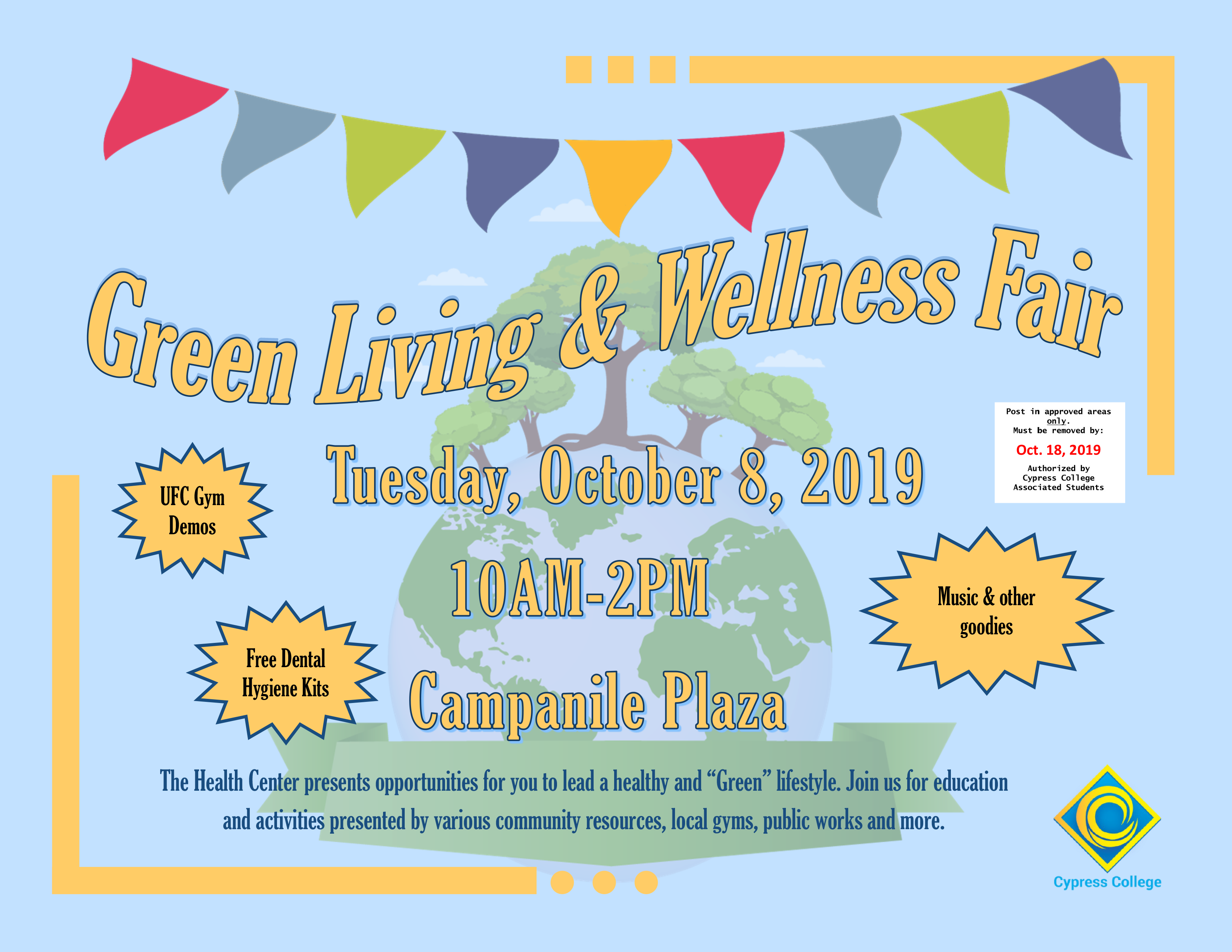 Green Living & Wellnes Fair flyer