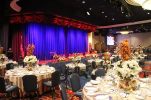 View of banquet room for Americana