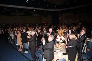 42nd Annual Americana Award audience giving a standing ovation.