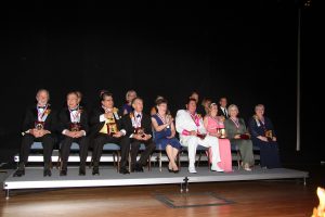 42nd Americana awardees seated on stage.