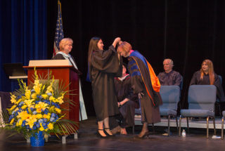 Dr. Schilling Accepts Presidential Charge During Investiture