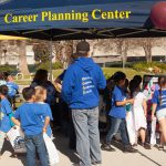Career Planning Center stand at Kindercaminata event