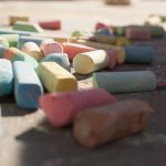 Colored chalk