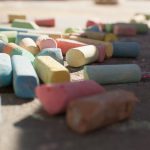 Colored chalk