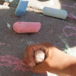 Colored chalk