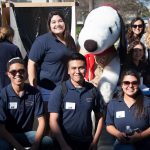 Puente students with Snoopy