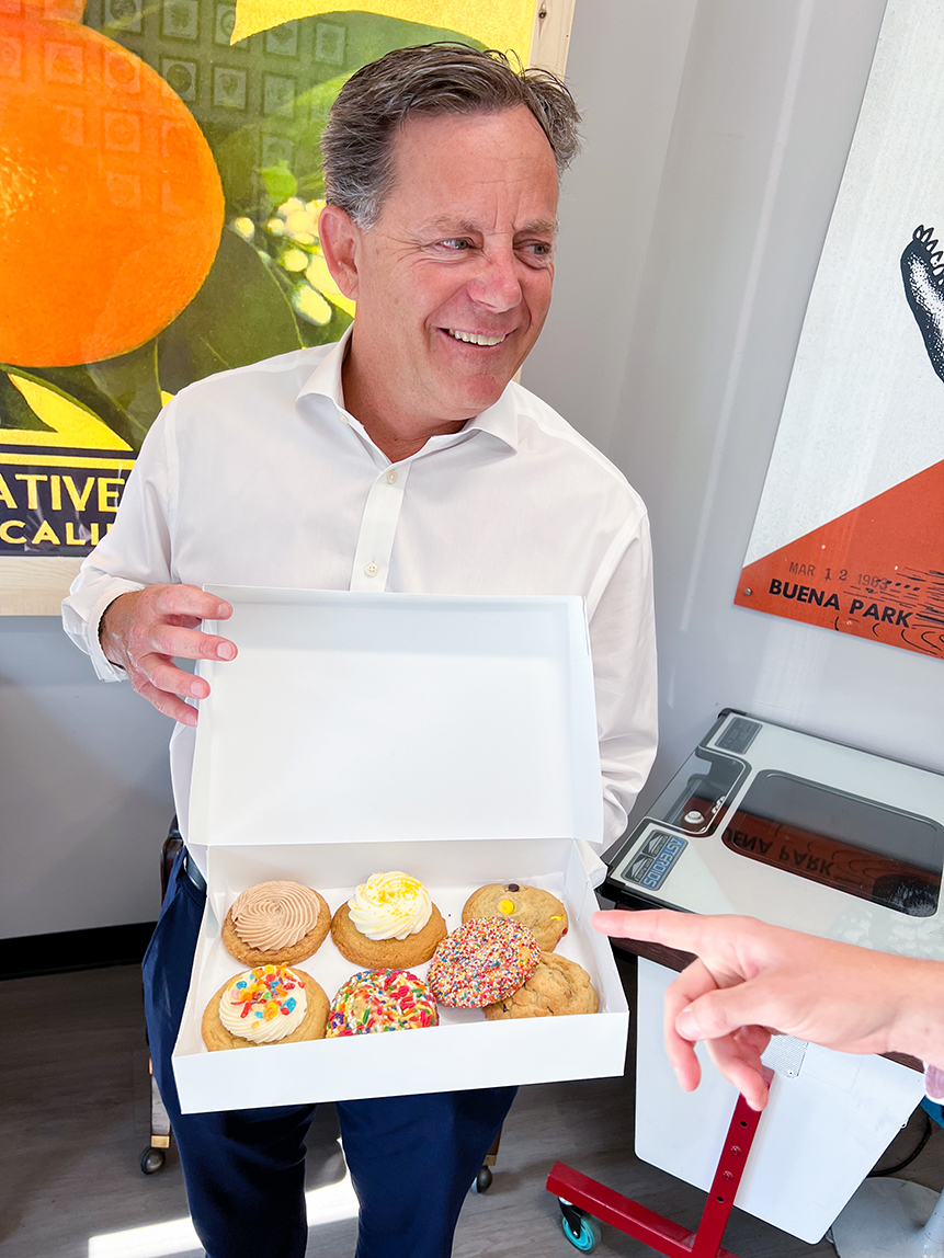 Dr. Schilling Honored by Senator Newman as Citizen of the Month