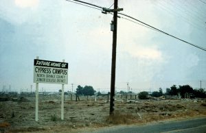 Land before Cypress College was constructed
