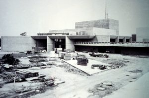 Buildings on campus under construction