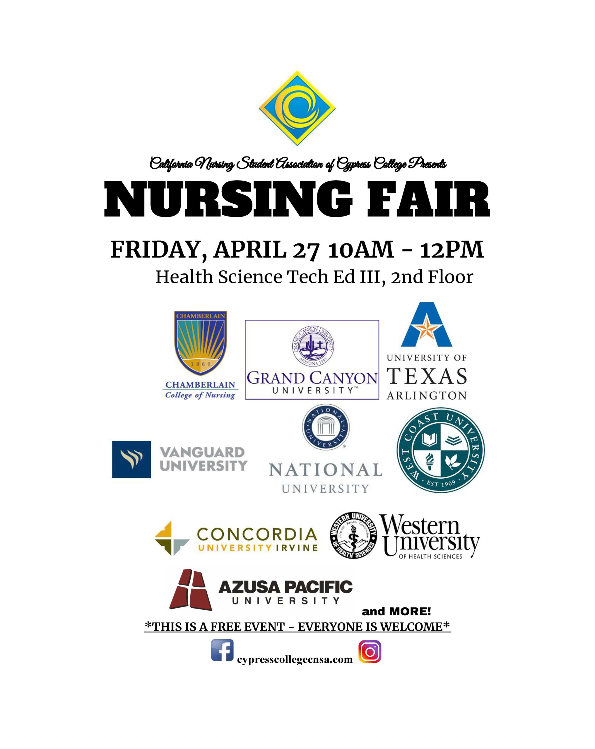 Nursing Fair flyer