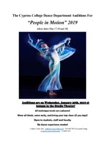 People in Motion 2019 flyer