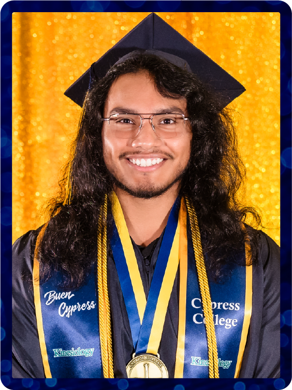 Portrait of Benjamin Alarcon in commencement regalia