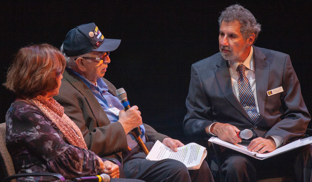 Clifford interviews Holocaust Survivors Eddy Hoffman and his wife Eveline.