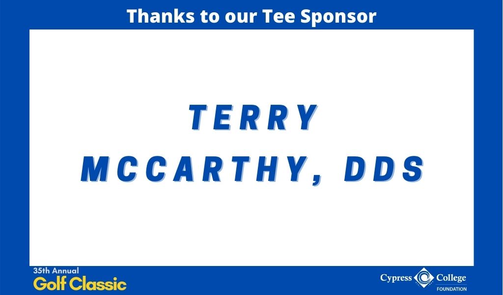 Words "Terry McCarthy, DDS"