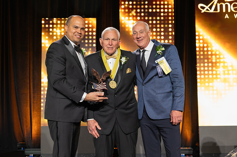 Dr. Scott Thayer, Cypress College President; Dave Shawver, City of Stanton Mayor; Curtis Scheetz, Cypress College Foundation Board President