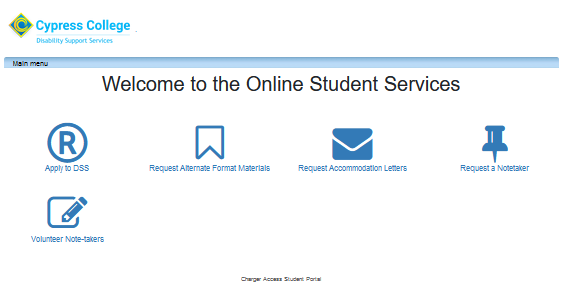 Screenshot of Charger Access Portal home screen