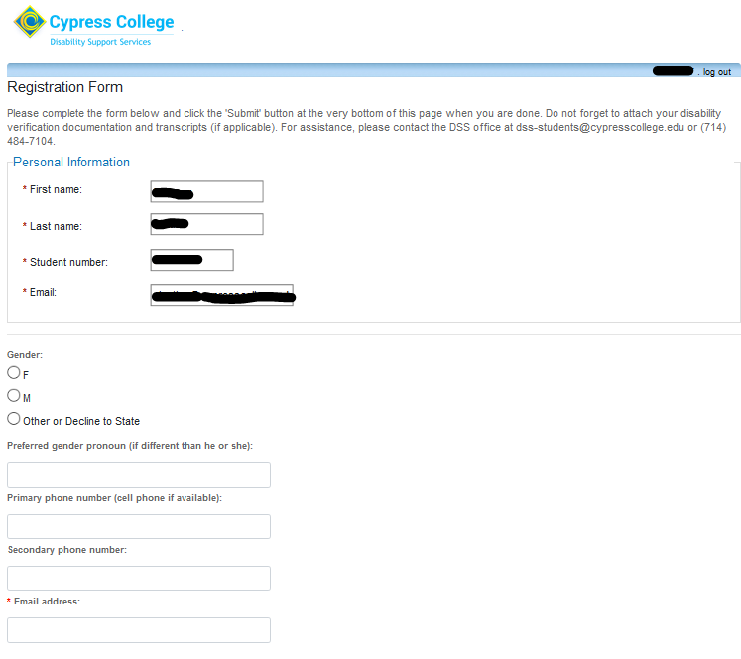 How to Apply to DSS Cypress College
