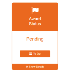 Award Status Pending