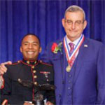Americana honoree and student speaker.
