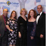 President JoAnna Schilling with two men and two women at President's Circle Event