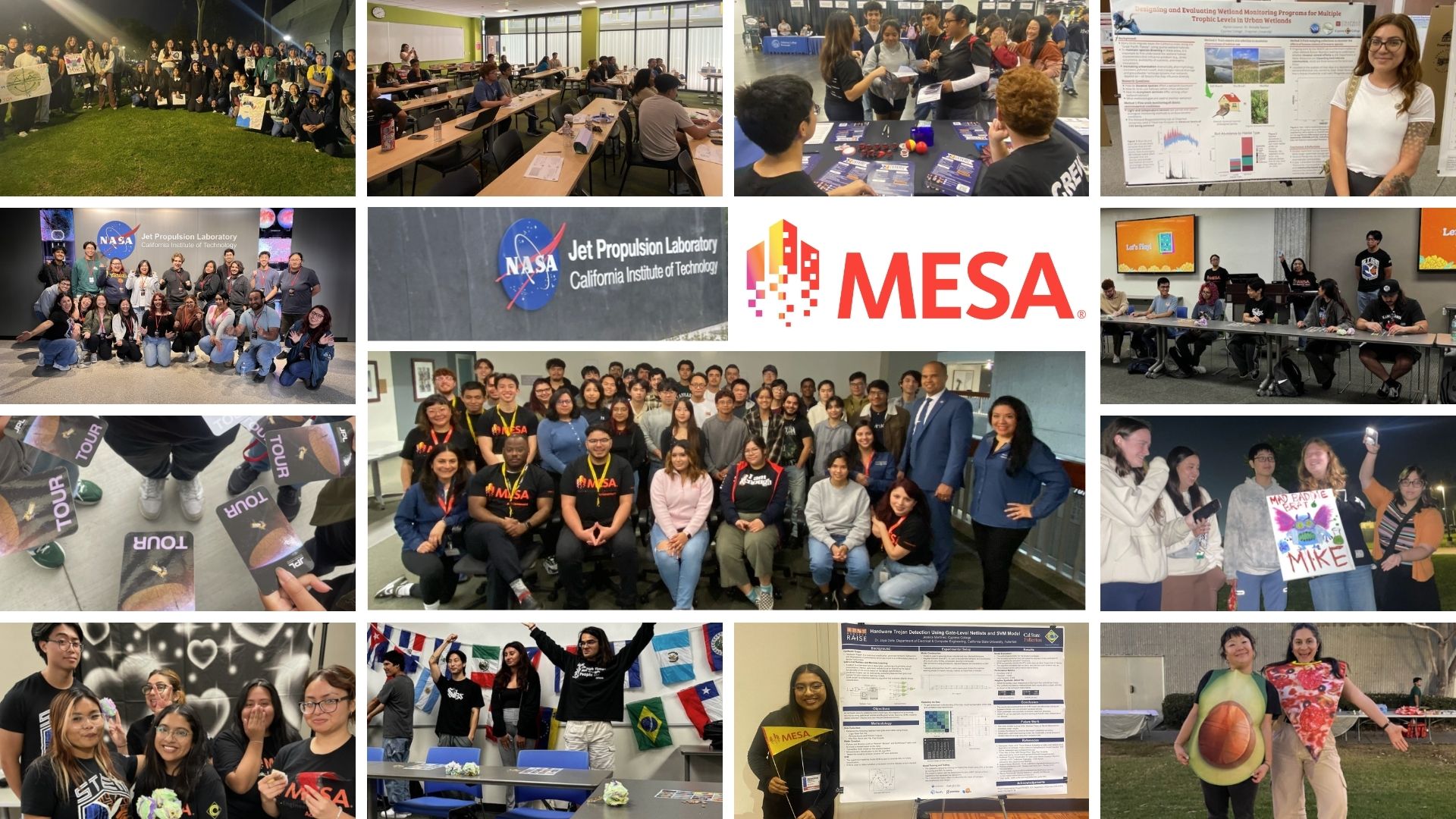 MESA cohort in spring 2024. Dr. Thayer, Cypress College President joined orientation to welcome students into the MESA program.