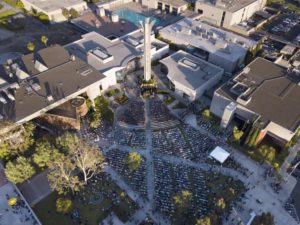 Commencement Drone Image