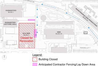 Construction Alert: Fine Arts Swing Space Construction Project